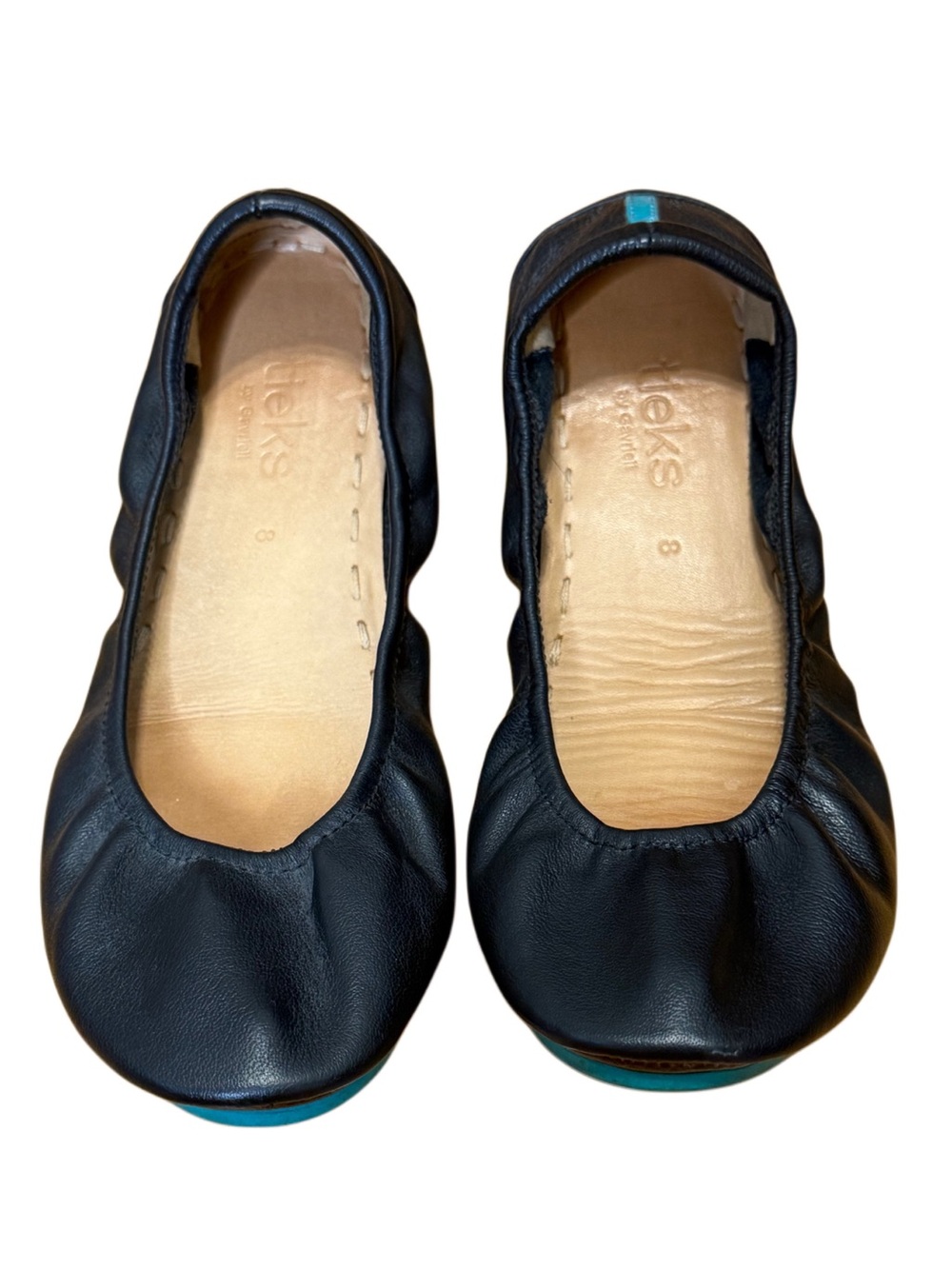Tieks Matte Black Leather Ballet Flat